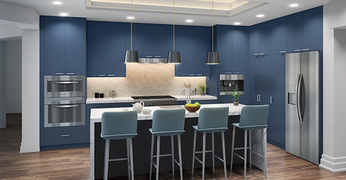 Trends Series High Gloss Slab Door