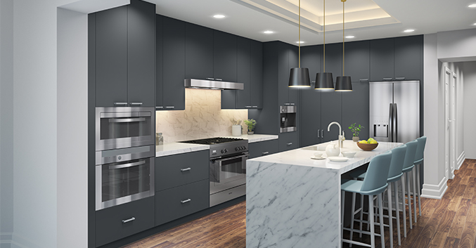 Signature Series High Gloss Slab Door